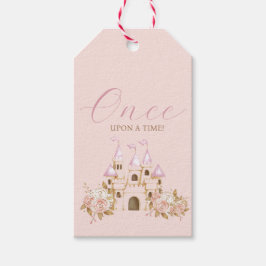 Etiquetas Para Regalos Princess Gold Castle Baby Shower