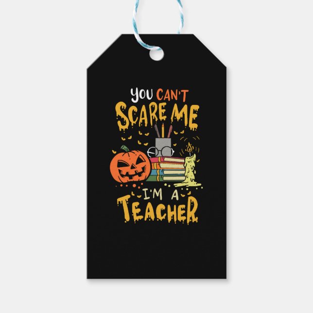 Etiquetas Para Regalos Profesor Halloween (Anverso)