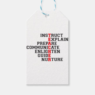 Etiquetas Para Regalos Profesora Acróstica