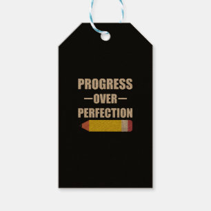 Etiquetas Para Regalos Progreso Sobre La Perfección De Regreso A La Escue