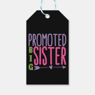Etiquetas Para Regalos Promoted Big Sister - Big Sister Reveal