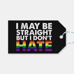 Etiquetas Para Regalos Puede que sea heterosexual pero no odio a la comun