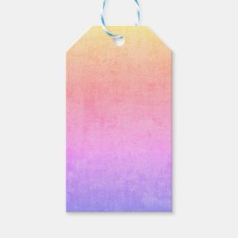 Etiquetas Para Regalos puesta de sol suave