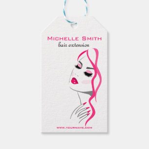 Etiquetas Para Regalos Pulsaciones Manicure Hair Chica Rosa Belleza Brand