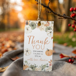 Etiquetas Para Regalos Pumpkin Birthday Favor Tag