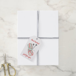 Etiquetas Para Regalos Punto de mano solo para ti - punto Verde azulado y