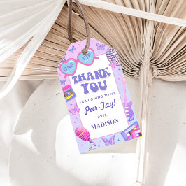 Etiquetas Para Regalos Purple Disco En Mi Cumpleaños Era