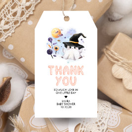 Etiquetas Para Regalos Purple Little Boo Ghost Baby Shower Favor Tags