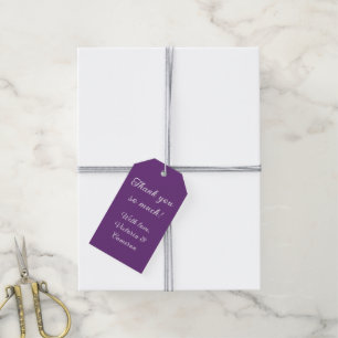 Etiquetas Para Regalos Purple Personalizado