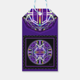 Etiquetas Para Regalos Púrpura W3