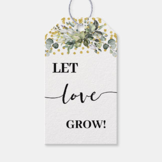 Etiquetas Para Regalos Que el amor crezca la planta regalo Eucalyptus Fav
