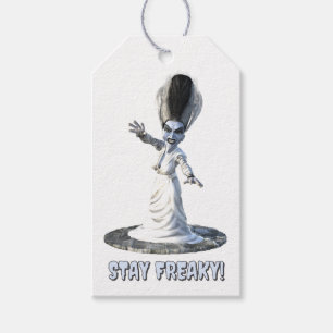 Etiquetas Para Regalos ¡Quédate freaky! Novia de Frankenstein