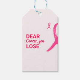Etiquetas Para Regalos Querido Cáncer, Pierdes | Regalo de Paquetes de Cu