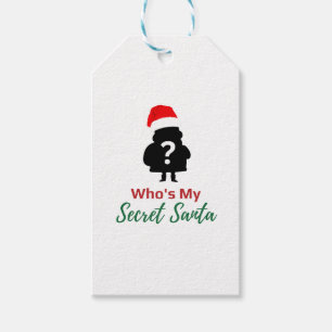 Etiquetas Para Regalos Quién es mi Papá Noel Secreto