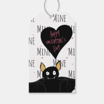 Quirky Bat Feliz Día de San Valentín | Patrón de m