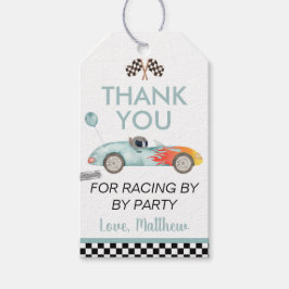 Etiquetas Para Regalos Race Car 2º cumpleaños Gracias