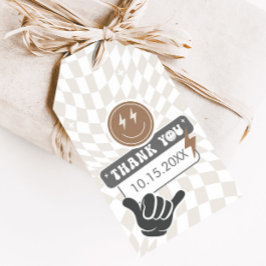 Etiquetas Para Regalos Rad Guay Dude | Boys Retro Skater Favor del Cumple