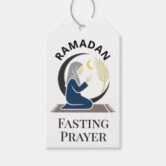 Etiquetas Para Regalos Ramadan Fasting Prayer Woman Hijab Islamic Graphic