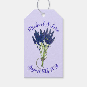 Etiquetas Para Regalos Ramillete de hierbas de lavanda Lavandula Flor púr