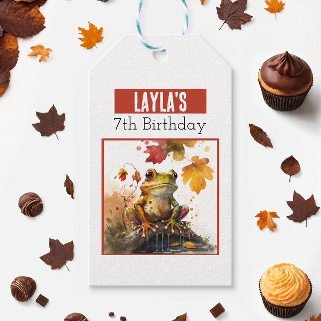 Etiquetas Para Regalos Rana - Cumpleaños (Subido por el creador)