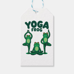 Etiquetas Para Regalos Ranas de yoga
