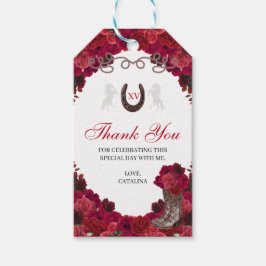 Etiquetas Para Regalos Ranchero Quinceanera