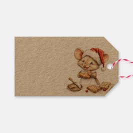 Etiquetas Para Regalos Ratón de jefe de Navidades de corte