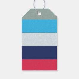 Etiquetas Para Regalos Rayas Azules Y Borgoñonas