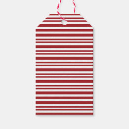 Etiquetas Para Regalos Rayas de Caramelo de Navidad