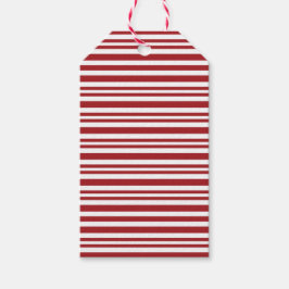 Etiquetas Para Regalos Rayas de Caramelo de Navidad