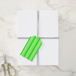 Etiquetas Para Regalos Rayas verdes limones