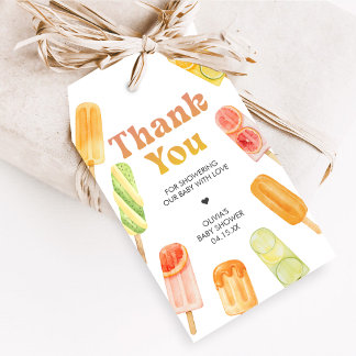 Etiquetas Para Regalos Ready to Pop Popsicle Baby Shower Favor Tags