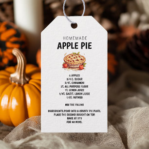 Etiquetas Para Regalos Receta casera de Apple Pie - dulce y reflexivo