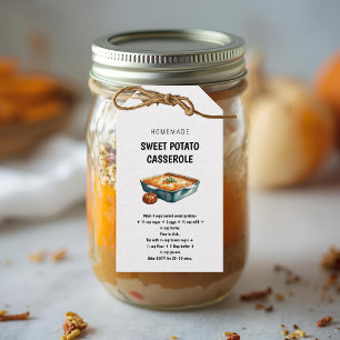 Etiquetas Para Regalos Receta de Cazuela de Batata de Acción de Gracias