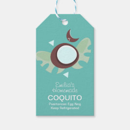 Etiquetas Para Regalos Receta moderna de coquito bebida de coco nogal de 