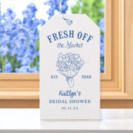 Etiquetas Para Regalos Recién llegada al mercado Desayuno nupcial azul