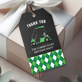Etiquetas Para Regalos Recuerdo de cumpleaños de golf