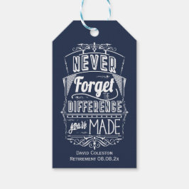 Etiquetas Para Regalos Recuerdo de fiesta de retiro