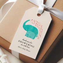 Recuerdo para Baby Shower de Elefante Madre y Bebe