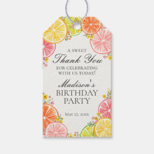 Etiquetas Para Regalos Recuerdos de cumpleaños Little Cutie con aroma a f