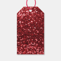 Red Faux Purpurina