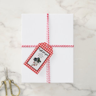 Etiquetas Para Regalos Red Gingham Homemade Strawberry Jelly Hang Etiquet