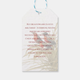 Etiquetas Para Regalos Red Meadowlark