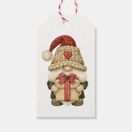 Etiquetas Para Regalos Regalando Gnome de Navidad