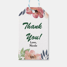 Etiquetas Para Regalos Regalo Chic de Ducha Nupcial con Acuarela Floral M