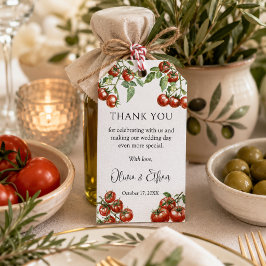 Etiquetas Para Regalos Regalo de agradecimiento de boda Pomodoro italiano