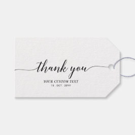 Etiquetas Para Regalos Regalo de agradecimiento elegante y con estilo par