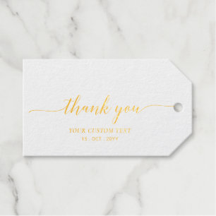 Etiquetas Para Regalos Regalo de agradecimiento elegante y con estilo par