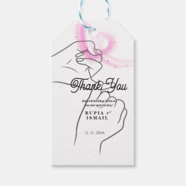 Etiquetas Para Regalos Regalo de agradecimiento minimalista y elegante