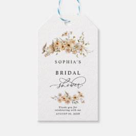 Etiquetas Para Regalos Regalo de Despedida de Soltera con Flores Silvestr
